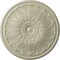 Ekena Millwork Bordeaux Ceiling Medallion (Fits Canopies up to 3 1/4"), 22 5/8"OD x 1 3/4"P, Clear Yellow CM22BOCYF - alternate 1